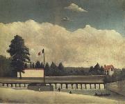 Henri Rousseau The Tollgate Sweden oil painting artist